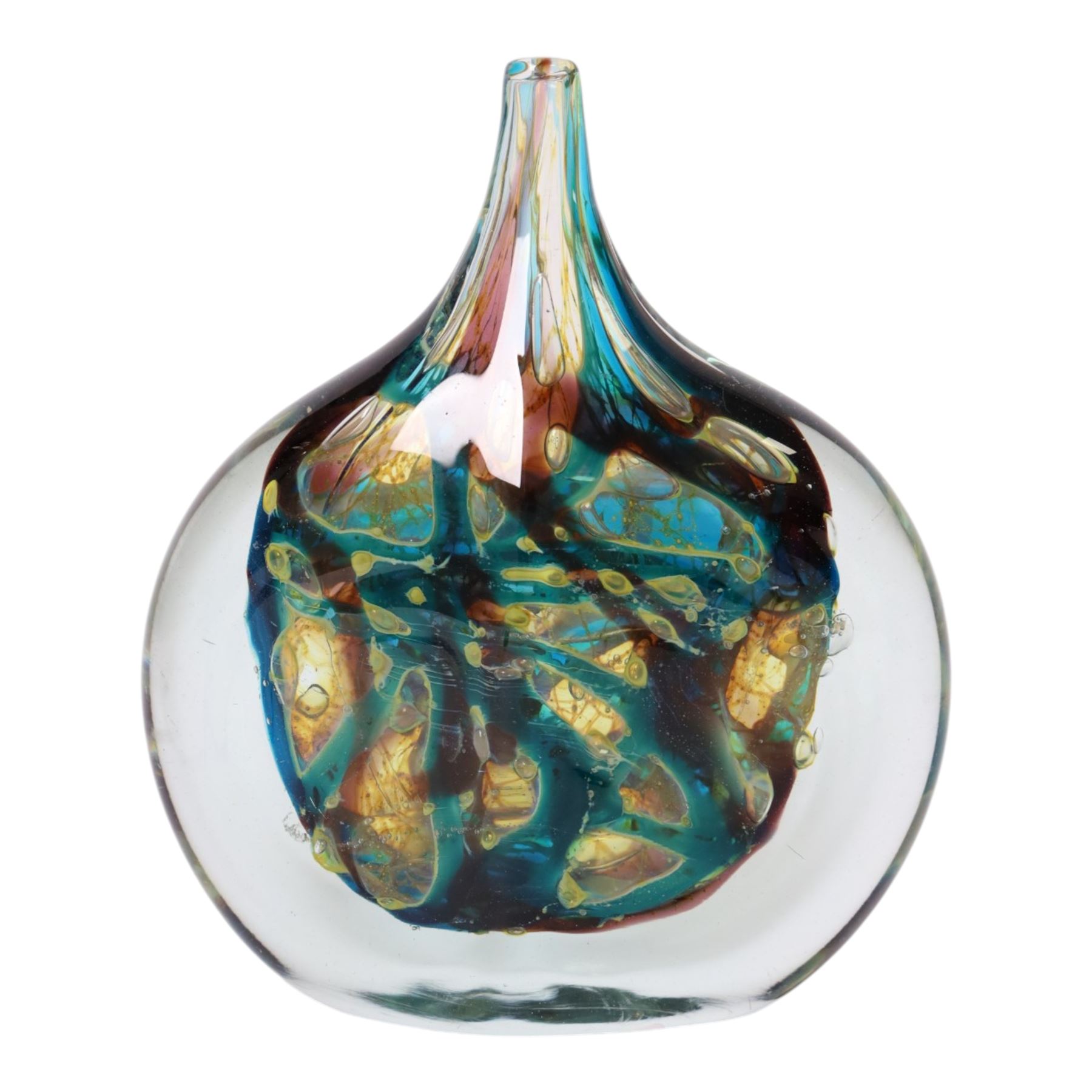Mdina vase in the manner of Michael Harris, H21cm