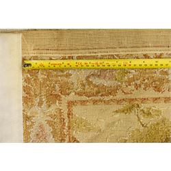 Two tapestries (Green 155cm, 91cm, 180cm, 125cm)