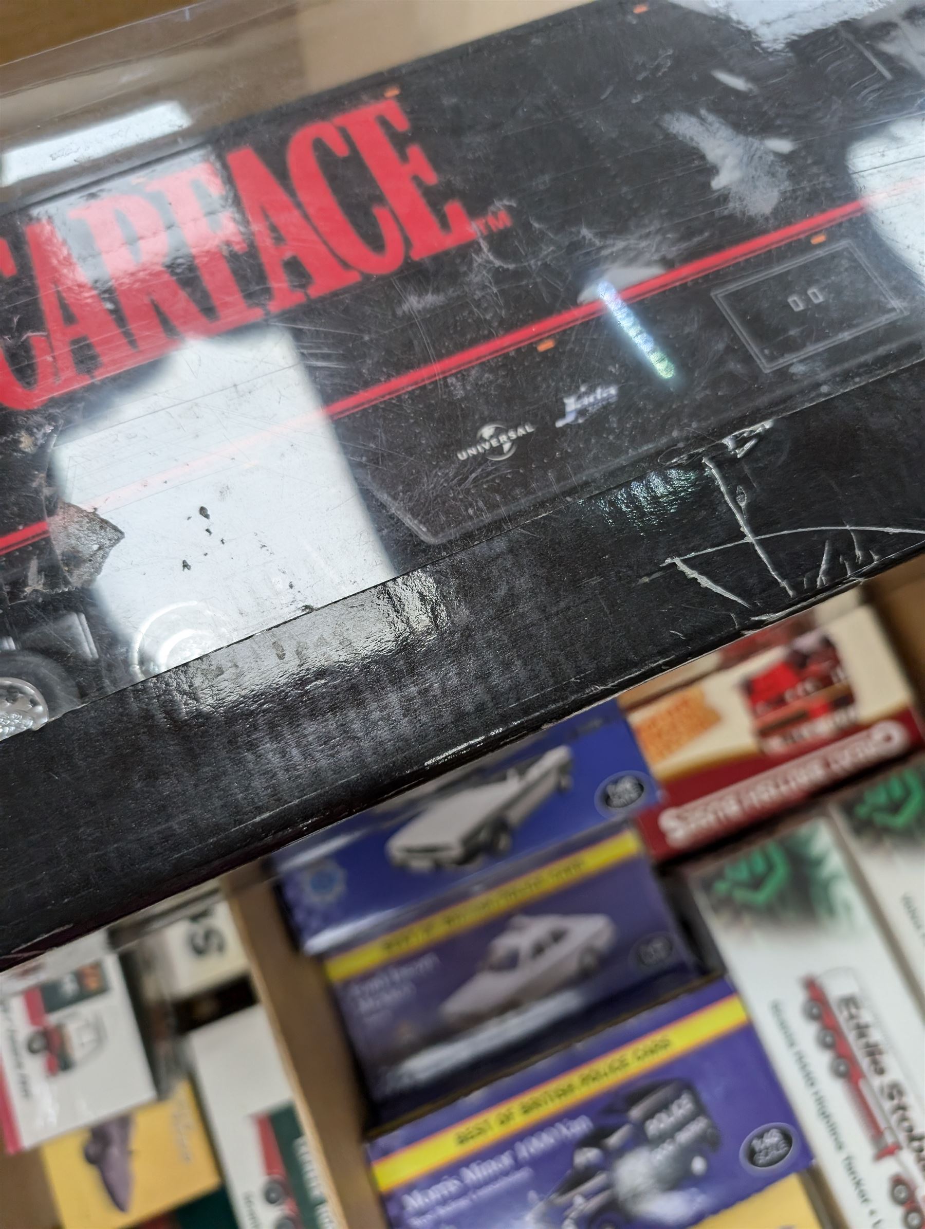 Collection of boxed Atlas Editions diecast vehicles, predominantly Eddie Stobart, together with a Baller Hauler Scarface diecast model