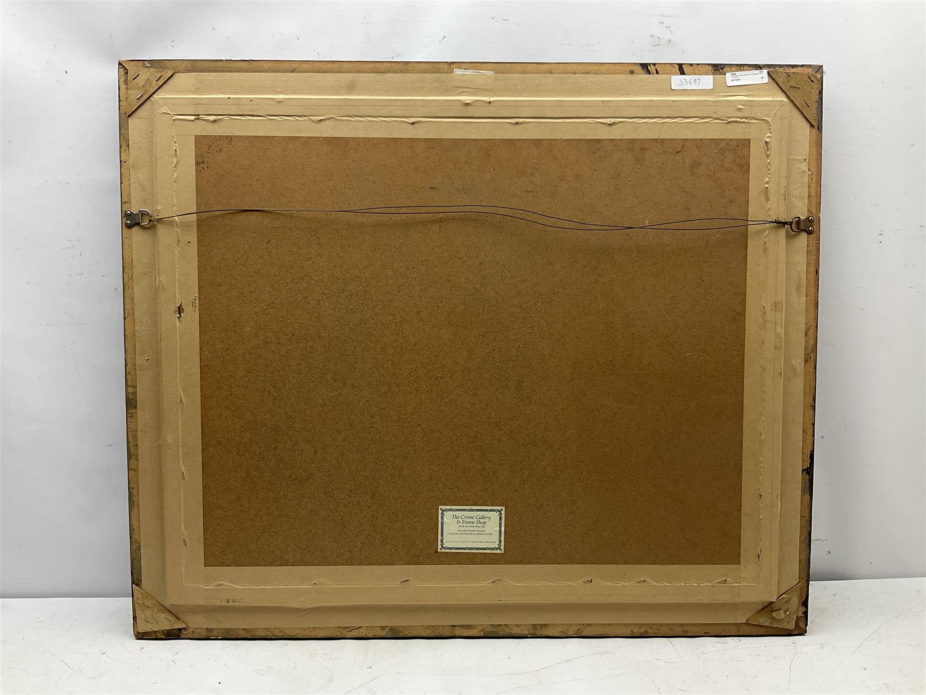 William Ward (British 1766-1826) after George Garrard (British 1760-1826): 'To the Right Hon Lord Somerville President of the board of Agriculture this plate of a Holderness Cow...', mezzotint with hand colouring pub. 1978, 47cm x 61cm