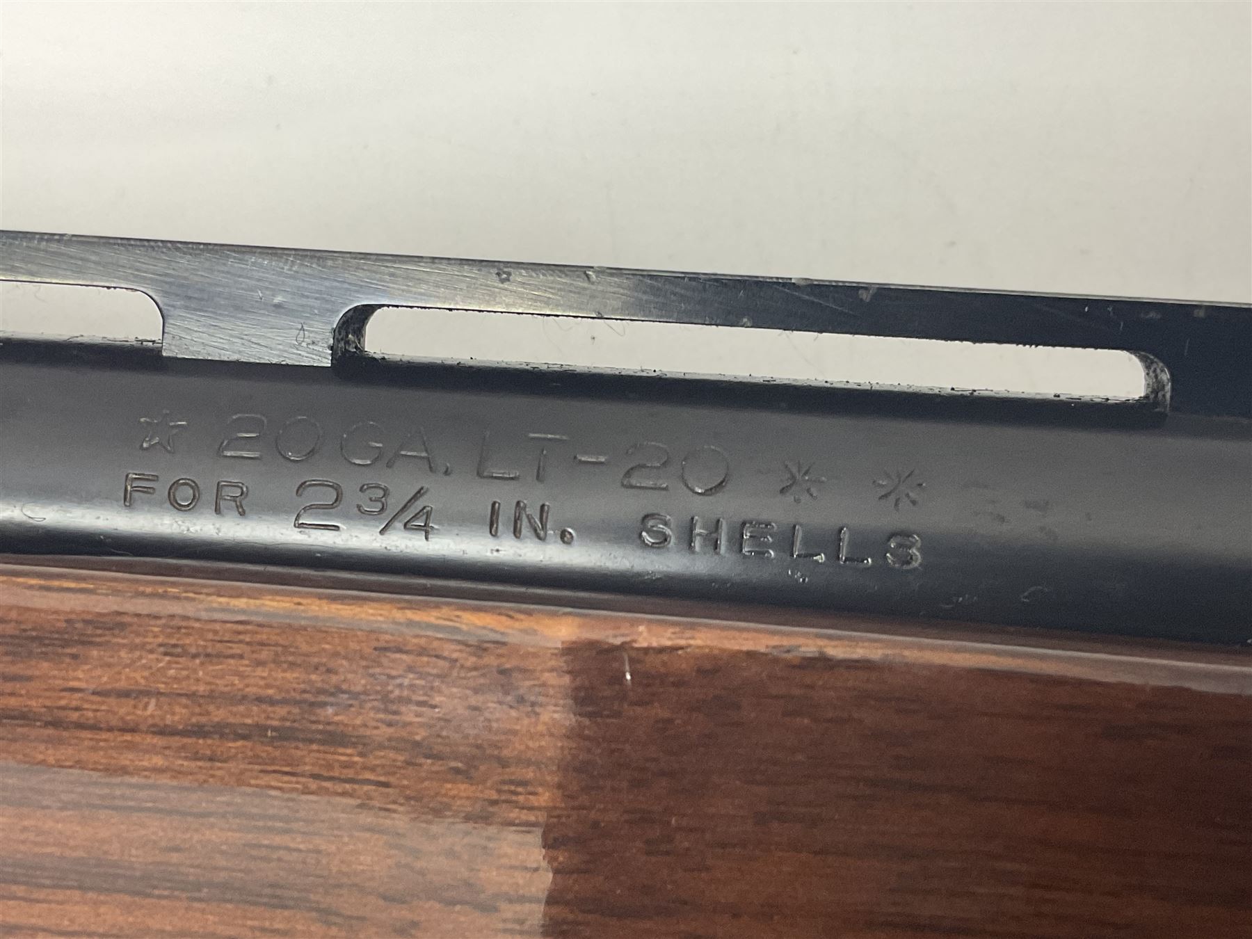 SECTION 1 FIRE-ARMS CERTIFICATE REQUIRED - Remington model 1100 LT 20-bore semi-automatic single barrel shotgun, the 60cm(23.75