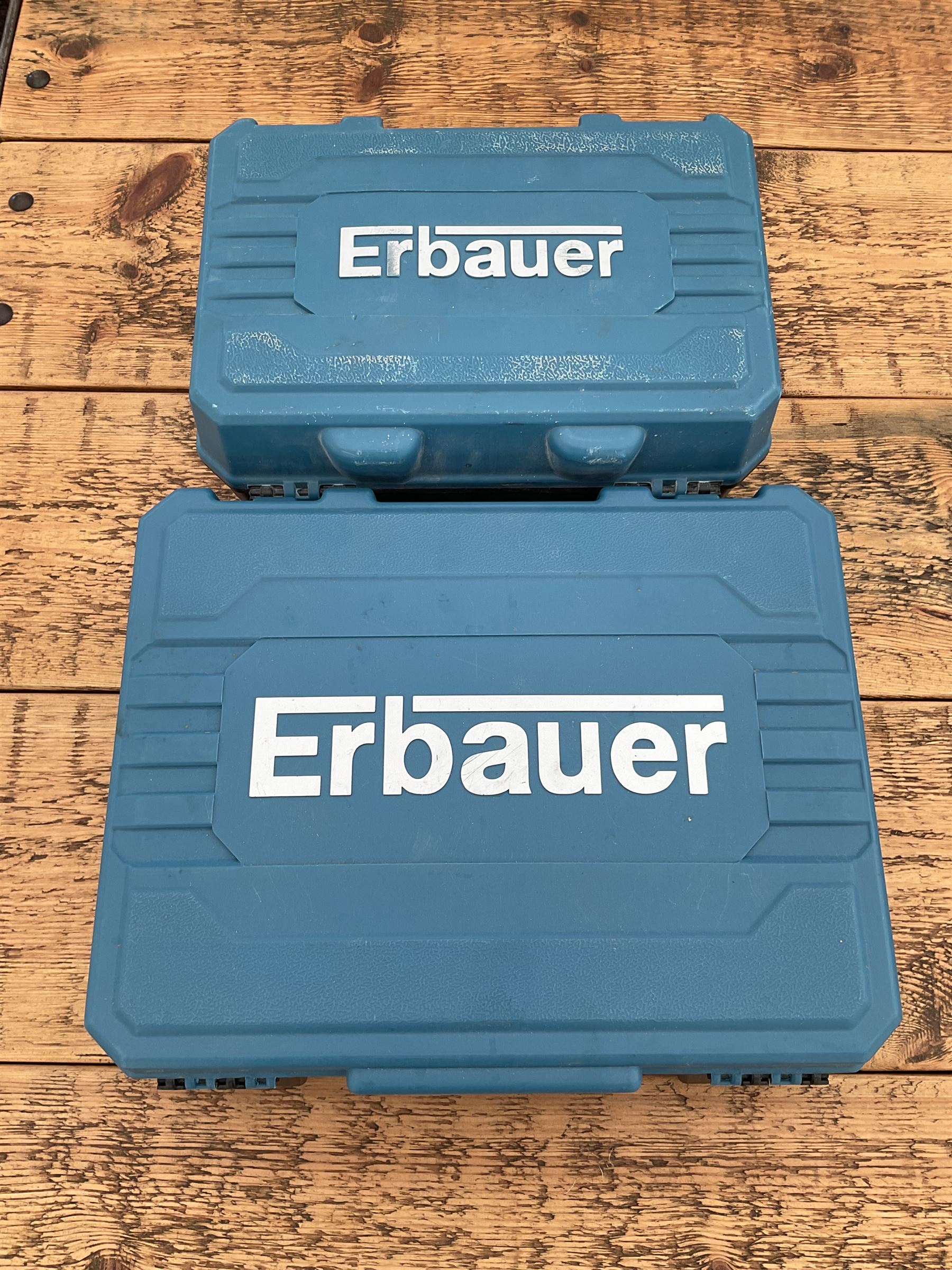 Erbauer EMT18-Li-QC cordles multi tool with charger and accessories together with corded Erbauer angle grinder in carry cases - THIS LOT IS TO BE COLLECTED BY APPOINTMENT FROM DUGGLEBY STORAGE, GREAT HILL, EASTFIELD, SCARBOROUGH, YO11 3TX