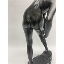 Sir Edgar Bertram MacKennal (Australian 1863-1931), Diana Wounded, bronze with black patina, signed and dated B MacKennal 1905, H37cm