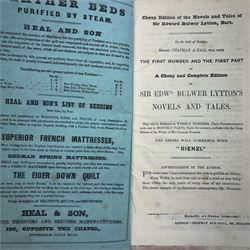 Dickens Charles periodicals; The Life and Adventures of Nicholas Nickleby, three volumes and  Dombey and Son, three volumes 