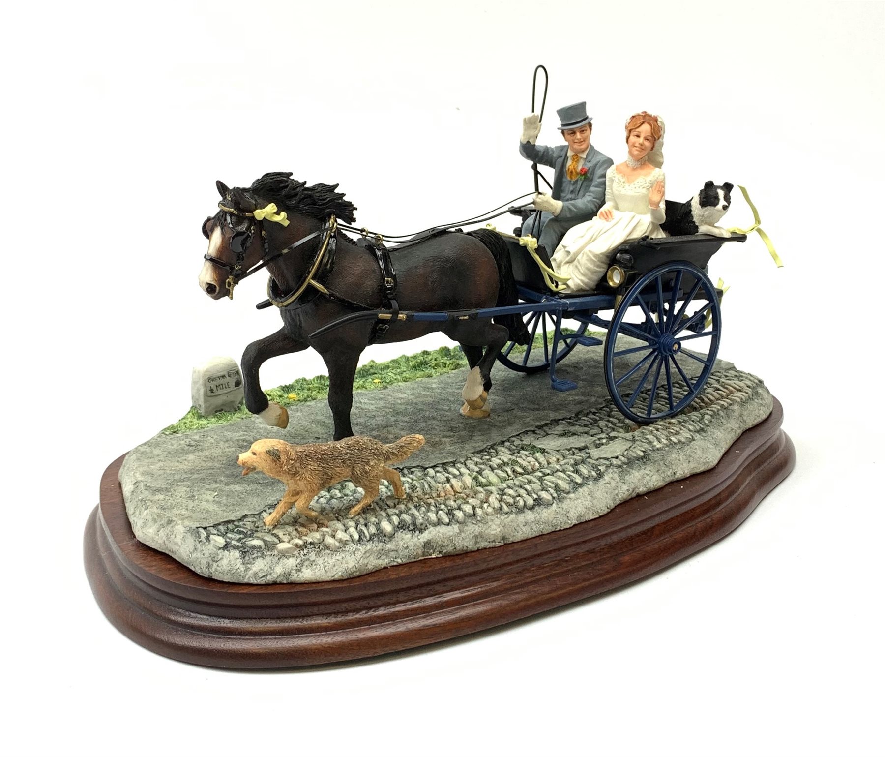 A limited edition Border Fine Arts figure group, Just Married, model no