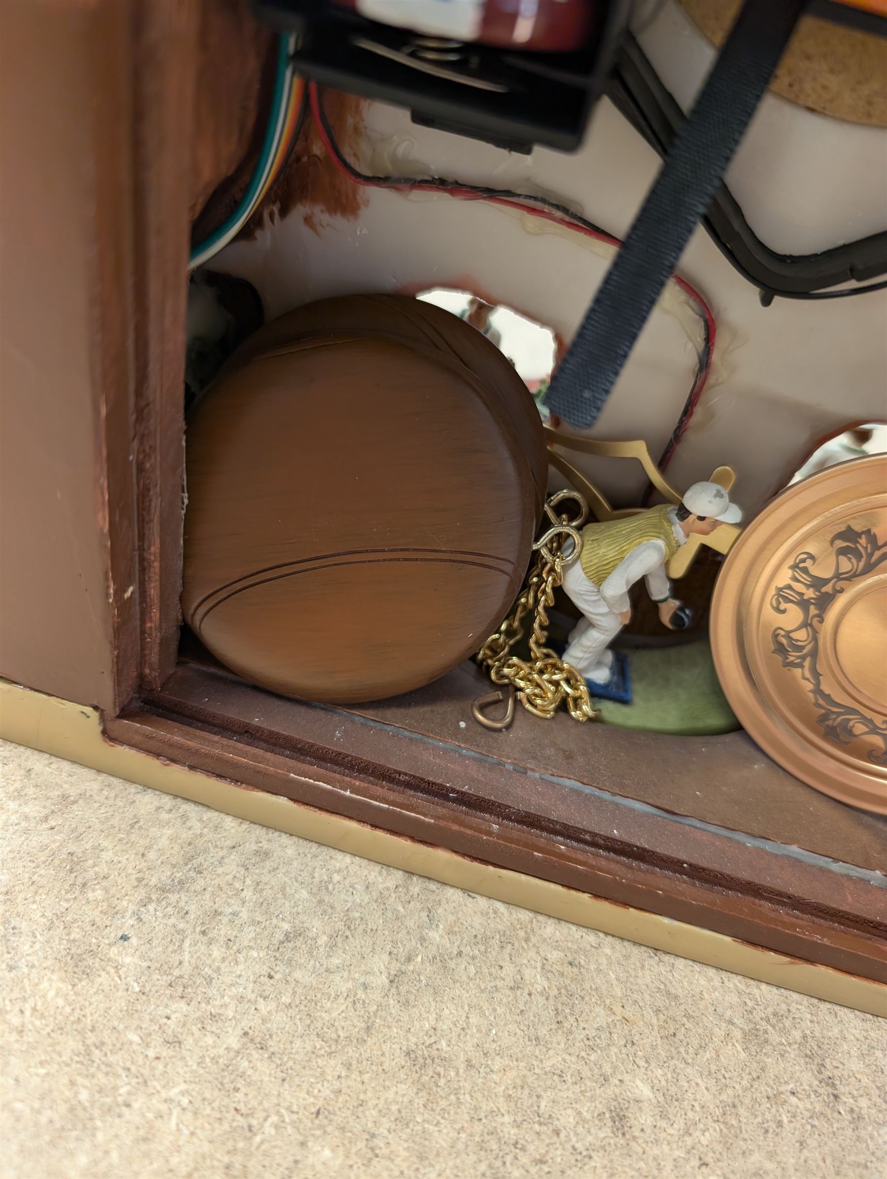 Bradford Exchange The Spirit of the Bowls cuckoo clock
