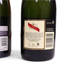 Moet & Chandon 2000 grand vintage champagne, G.H. Mumm brut cordon rouge champagne and two others, various contents and proof