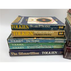 Tolkien J.R.R.: The Fellowship of the Ring. 1966. Second edition; and The Two Towers. 1974. Second edition eighth impression; and quantity of other books of Tolkien interest.