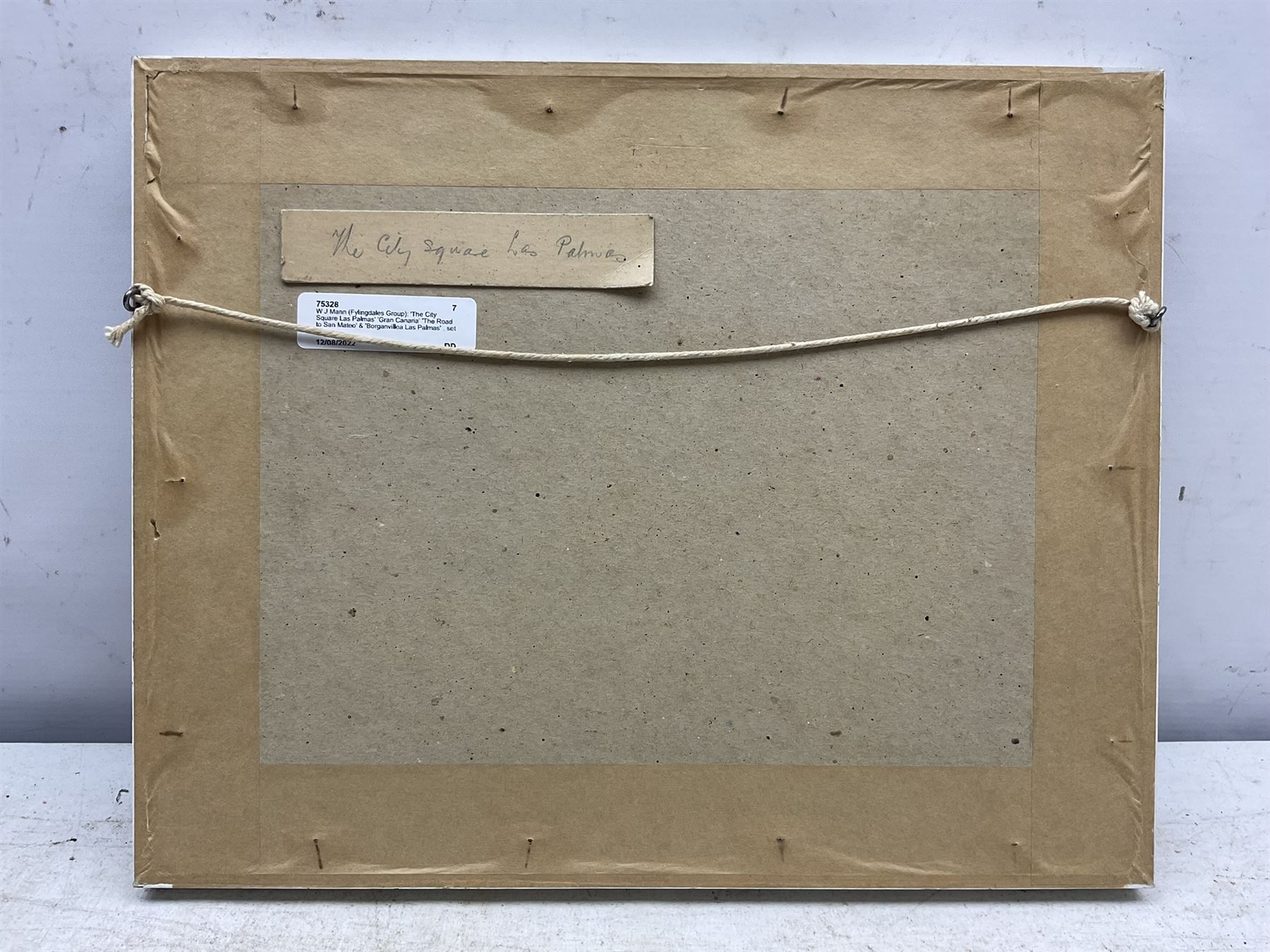 William J Mann (Scarborough early 20th century): 'The City Square Las Palmas' 'Gran Canaria' 'The Road to San Mateo' & 'Borganvillea Las Palmas' , set of four watercolours signed and one dated '32, 14cm x 22cm (4) 
Notes: Mann was a member of the Fylingdales Group of Artists and lived in Newby, Scarborough.