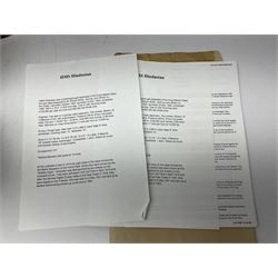 Five early 20th century biscuit barrels with silver-plated mounts, one made from Mahogany from HMS Hindustan