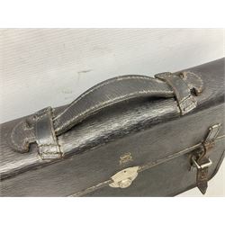 Vintage government officer's briefcase, with Crown and ER motif, H31cm