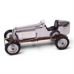 Authentic Models Bantam Midget model car, in chrome, L48cm, H19cm
