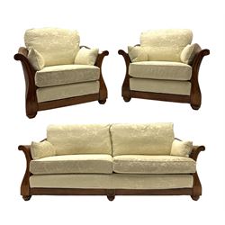 Multi-York - Hardwood framed bergère lou