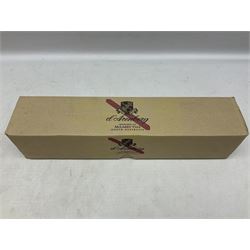 D`Arenburg 2007 The dead Arm Shiraz, 1.5 litre, 14%, together with Grahams 2001 crusted port, 75cl, 20%, both boxed 