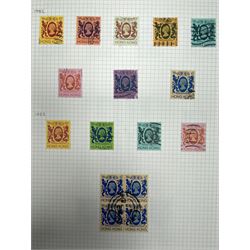 Hong Kong Queen Victoria and later stamps, including 1874-1902 postal fiscal stamps, various King Edward VII issues including one dollars, China overprints etc, housed on pages