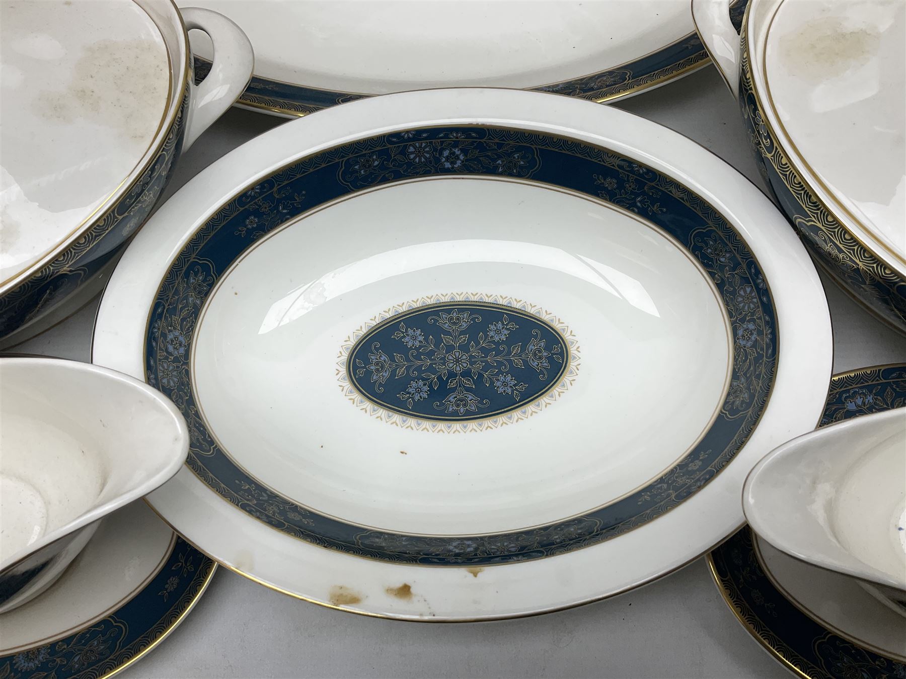 Royal Doulton Carlyle pattern dinner service for twelve, comprising