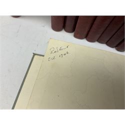 Military related books including two bound volumes of Phoenix Magazine Feb.1945 - Feb.1946; Knight W.S.M.: The History of the Great European War. Ten volumes; folding road map of India; The War in Pictures. Six volumes etc