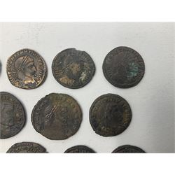 Roman Imperial Coinage, Constantine the Great (AD 306-337) and Constantine II (AD 337-340), twenty assorted bronze folles (20)