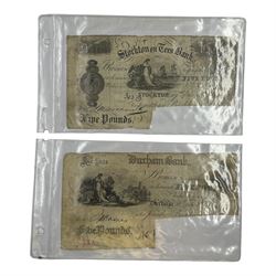 Two provincial 19th century cut five pou