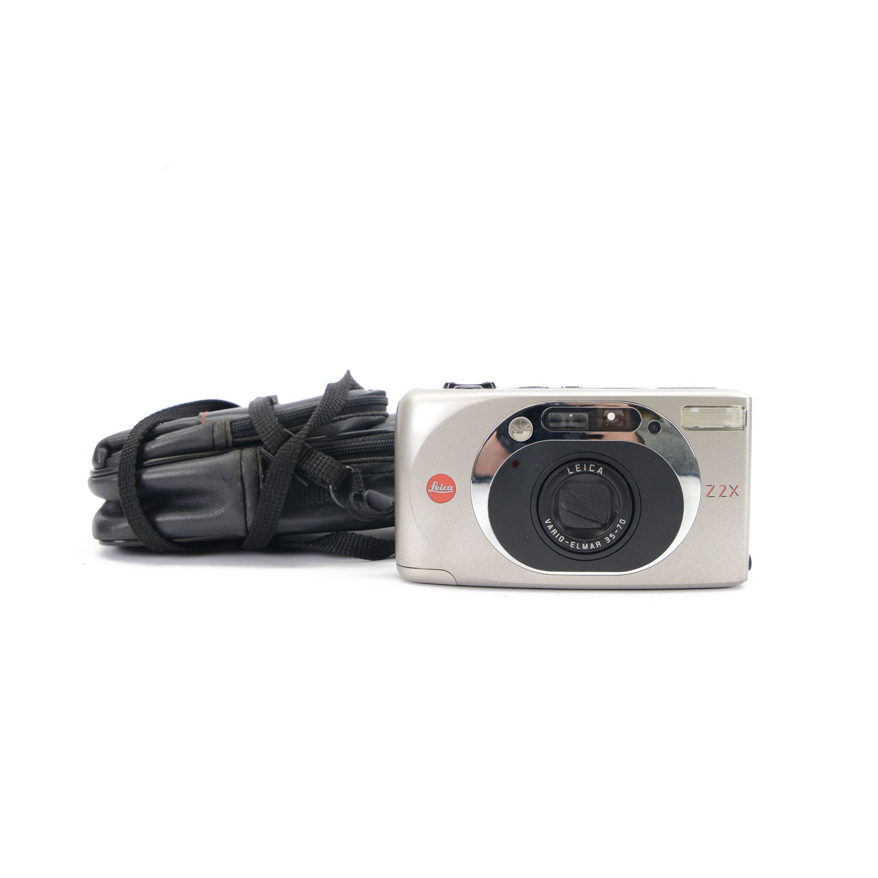 Leica Z2X 35mm compact film camera serial no. 2583683, in Jessops soft shell case