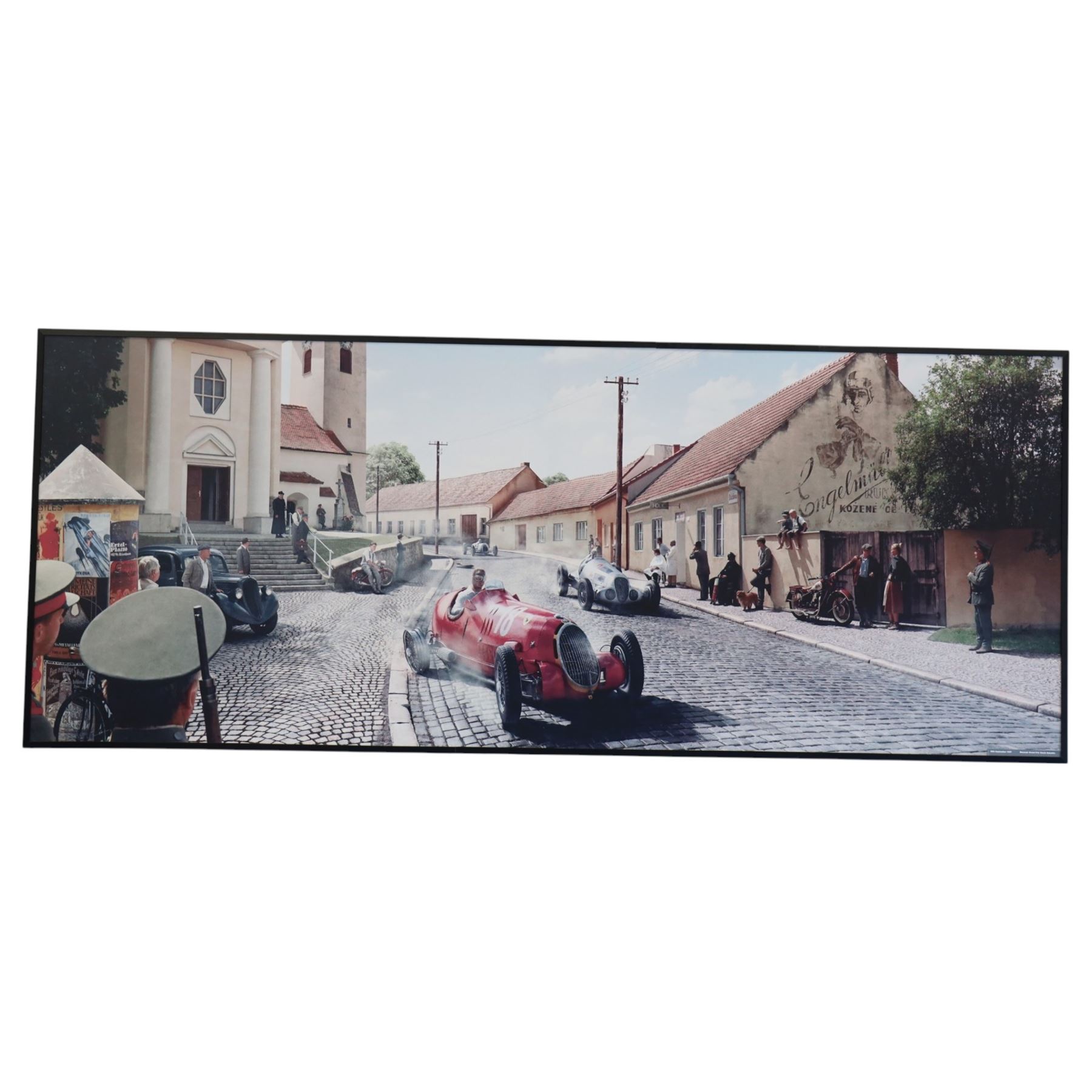 Three large prints on foamex board after Jan Rambousek and Peter Milerski