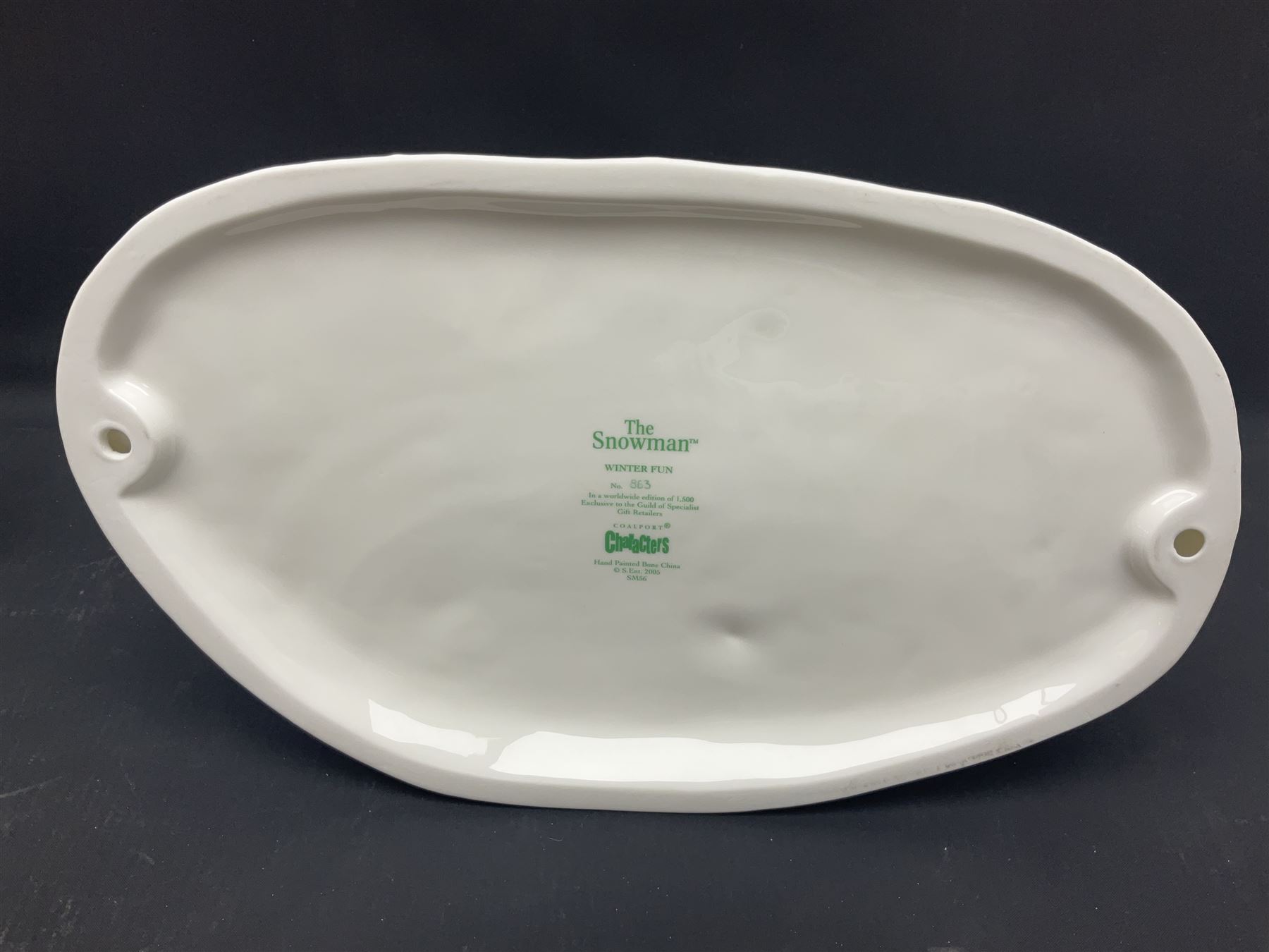 Three Coalport Characters The Snowman figures, comprising Dinner for Two, Off Piste and Winter Fun, all with certificates and original boxes 