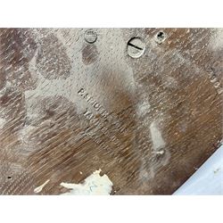 Taxidermy; Red Fox Mask (Vulpes vulpes) by Peter Spicer & Sons, Leamington, head turned to the left in snarling pose on oak shield with plaque 'Old Pumping Station Goathland March 31st 1933'