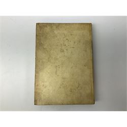 Zacha Riae Episcopi Chrysopolita Ni, Uiri Suo Tempore Celeberrimi, In Unu Ex Quatuor Fiue De Concordia Evangelistarum, Libri Quatuor, Iam Nunc Primu Typis Excusi .... 1535 Eucharius Ceruicornus Excudebat. Title page with border of engraved figures. Later full vellum binding.