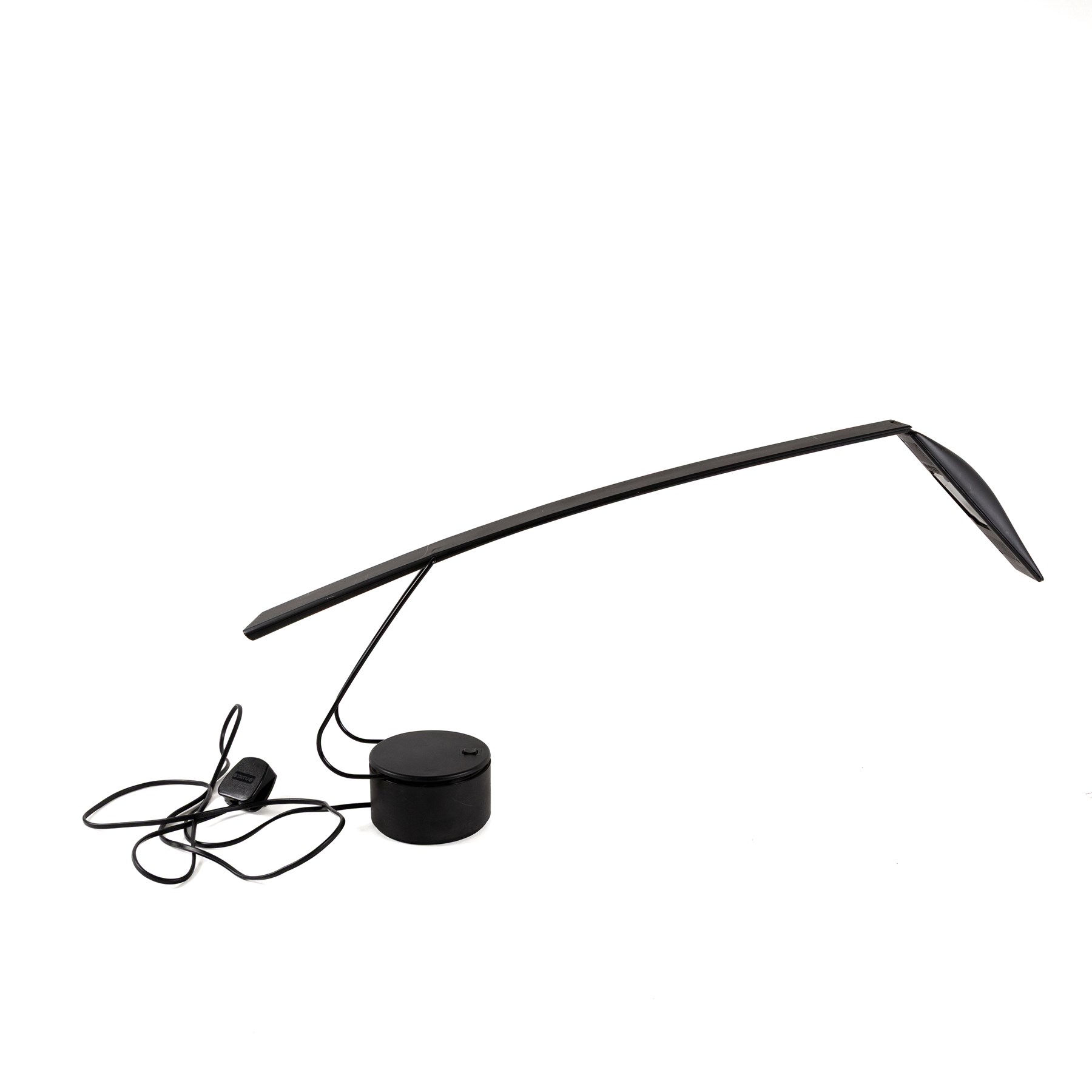 Mario Barbaglia and Marco Colombo for Italiana Luce, Italy - 'Dove' adjustable desk lamp in black finish
