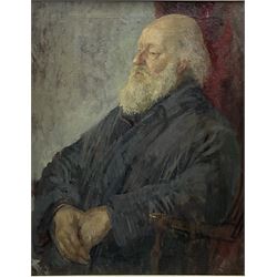 Constance-Anne Parker (British 1921-2016): Portrait of an Elderly Gentleman with a Beard, oil on canvas unsigned 62cm x 49cm
Provenance: direct from the artist's family previously unseen on the open market