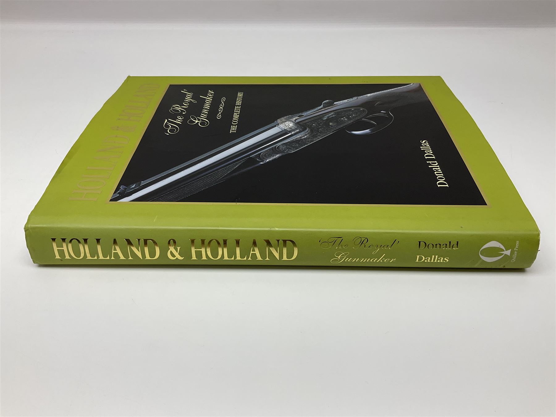 Dallas Donald: Holland & Holland The Royal Gunmaker The Complete History. 2003 Quiller Press; and three other books on guns by Diggory Hadoke - Hammer Guns in Theory and Practice. 2016; Vintage Guns for The Modern Shot. 2007; and The British Boxlock Gun & Rifle. 2012; all with dustjackets (4)
