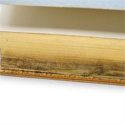 Norway, Arthur H - 'Highways and Byways in Yorkshire' illustrations by Joseph Pennell and Hugh Thomson, published Macmillan 1899, bound in tan morocco with gilt and black decoration to cover and spine, all edges gilt with a fore edge painting by C B Currie (Caroline Billin Curry) depicting a view of Scarborough.  The book is signed by Miss Currie and numbered '71'. The binding is by Sotheran & Co, London.  C B Currie produced around 170 fore edge paintings for Sotheran & Co between the two World Wars