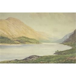 Sidney Valentine Gardner (Staithes Group 1869-1957): Loch Landscape, watercolour signed 24cm x 33cm