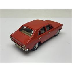 Three Lansdowne Models 1:43 scale models - 1965 Humber Sceptre MkII Four Door Saloon; 1970 Hillman Avenger 4-Door De Luxe (Firebrand Red); and 1945 Sunbeam Talbot Ten (Gunmetal Grey); all boxed (3)