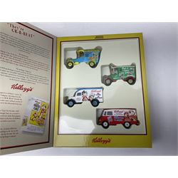 Thirty-eight modern die-cast models/sets  including Corgi and Lledo 1:76 scale Trackside vehicles; Unimax, Atlas and other tanks; TV & film related; advertising and promotional; QEII 80th Birthday etc; all but one boxed (38)