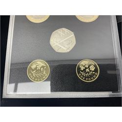 The Royal Mint United Kingdom 2014 proof coin set collector edition, cased with certificate