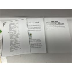 WWI group of three medals with bronze memorial plaque comprising 1914-15 Star, British War Medal and Victory Medal awarded to 16554 Pte. T. Andrew Linc. R. who died on 26th July 1916 whilst travelling to Vimy Ridge, polished and mounted for display in a frame; together with small archive of research material and two WWII V.E. Day Presentation Certificates from the people of Holbeach in Lincolnshire