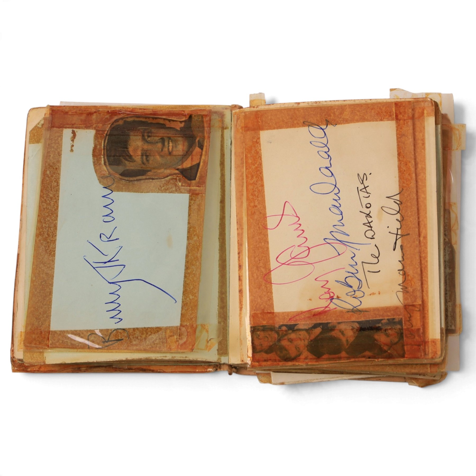 1960s autograph book, with signatures including John Lennon, Keith Richards, Bill Wyman, Dusty Springfield, Cilla Black, Helen Shapiro, etc