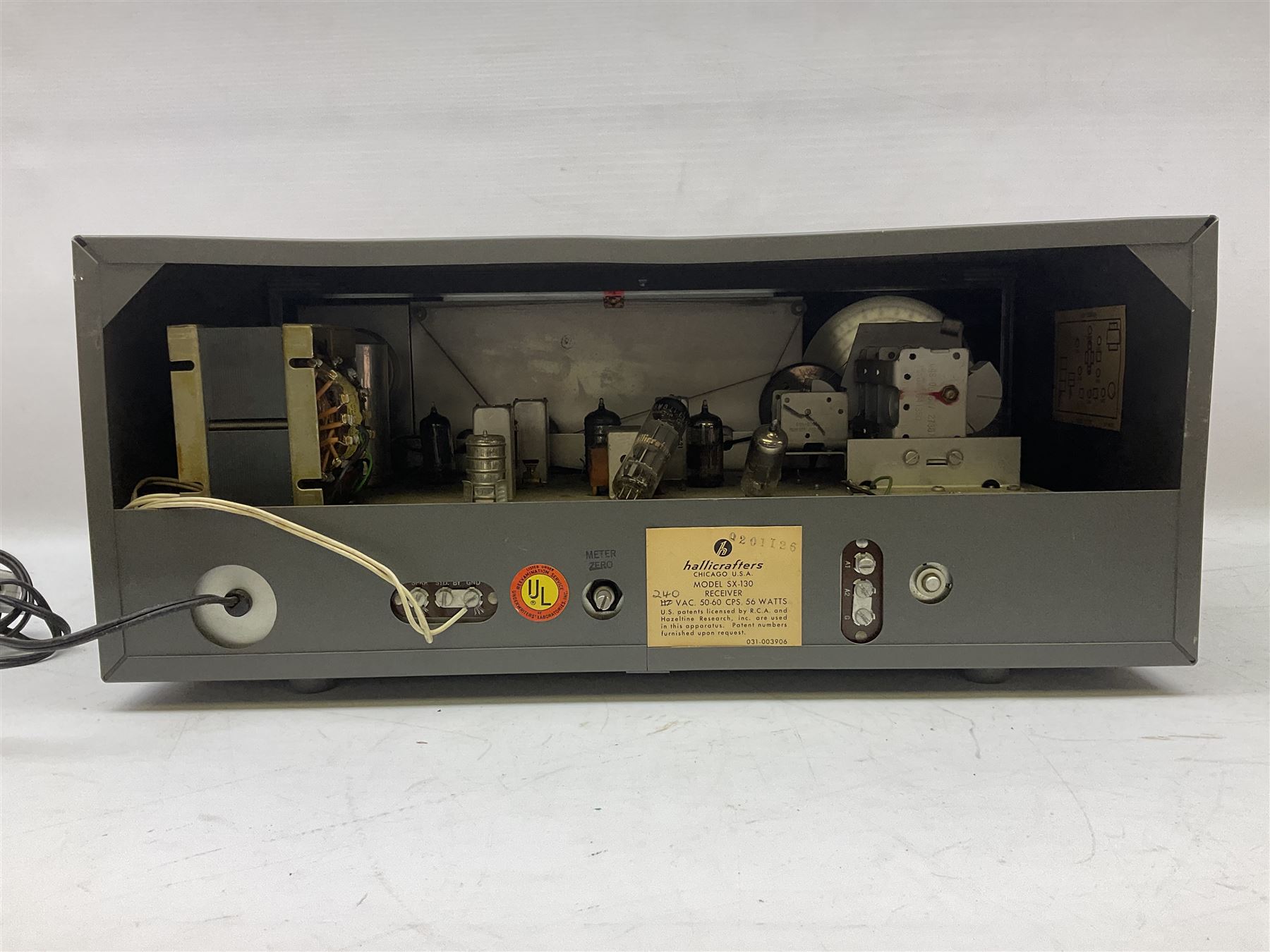 Late 1960s Hallicrafters SX-130 amateur communications receiver, in grey case, W49cm D25cm H20cm
