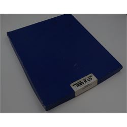 Modern silver mounted leather writing case, with repousse floral and foliate decoration to the silver cover, hallmarked Laurence R Watson & Co, Sheffield 1991, H29.5cm, boxed