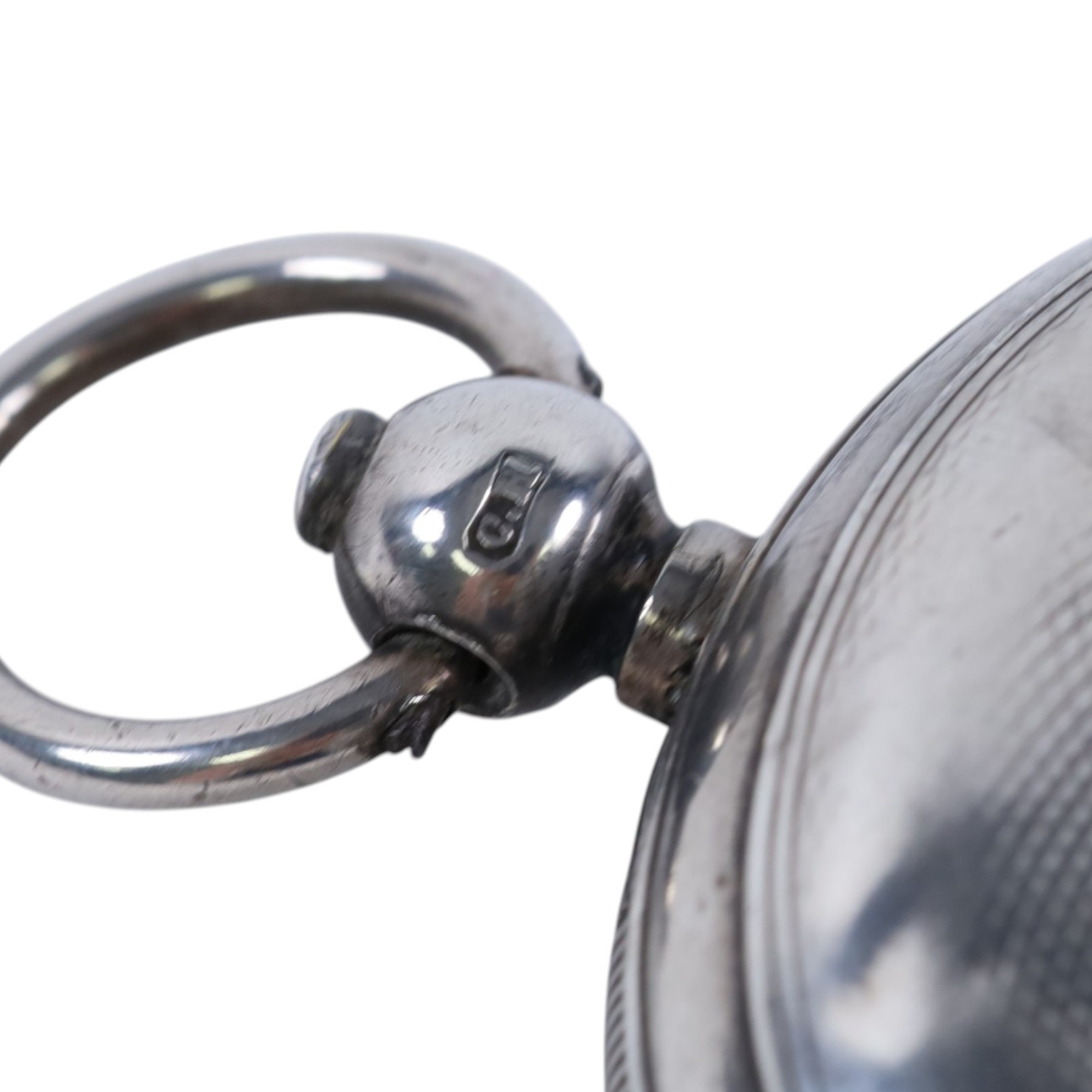 Two pocket watches, comprising silver open-faced example with enamel dial and subsidiary seconds dial, hallmarked and a military issued example engraved B39693 with broad arrow verso