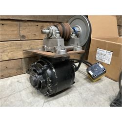 WM precision lathe with Thompson Houston electric motor together with Alfred Herbert die head and bits