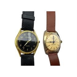 Collection of wristwatches, including Casio alarm chronograph, Ruhla, Sekonda, etc 