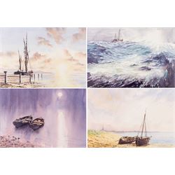 John Edwin Wigston (British 1939-): 'No 18 Dawn' 'No 19 Sunday Morning' 'No 20 Moonlight' ...