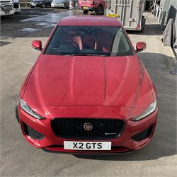 X2 GTS - JAGUAR XE SALOON - 2.0 R-Dynamic HSE 4dr, Automatic ONLY 800 miles

Year: 2019, June
Colour: Firenze Red
Mileage: 800 miles only
Fuel: Petrol
Reg: X2 GTS

As new, with cherished plate, instructions for sale from a local estate.
Buyers premium 10% plus VAT (12% inc.)