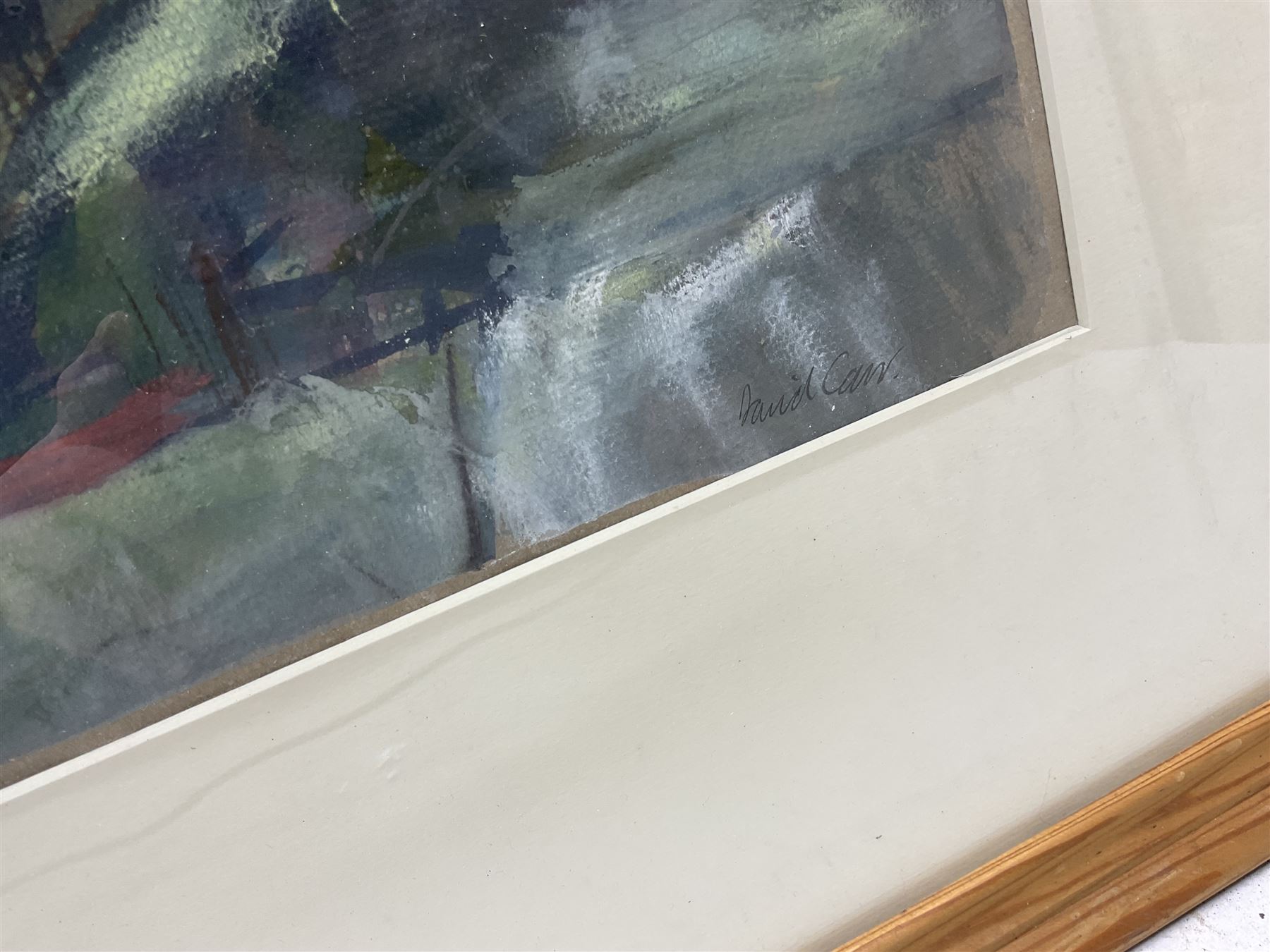 David James Carr (Northern British 1944-2009): Expansive Landscape, pastel signed, inscribed verso 53cm x 74cm