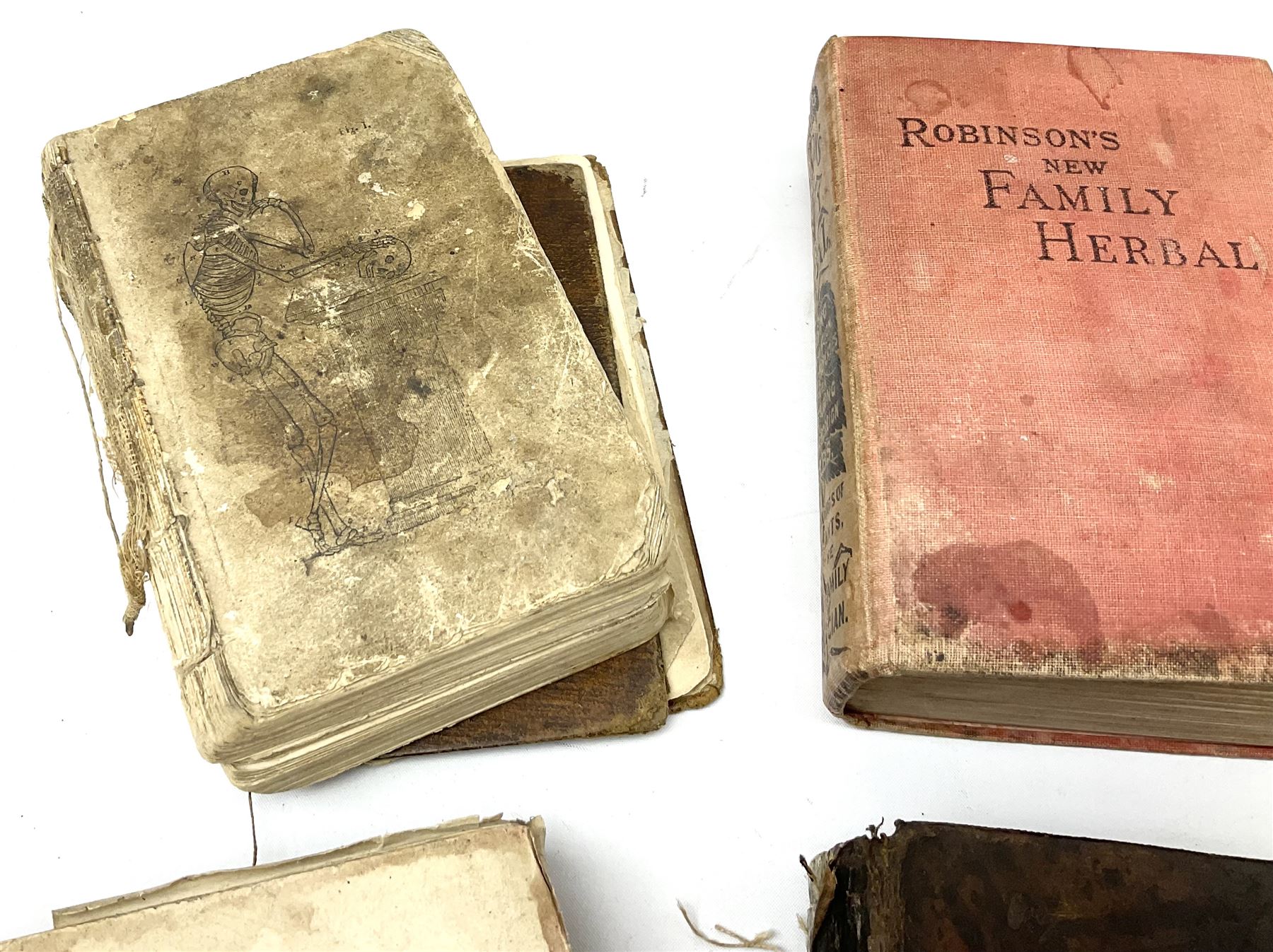 Bailliere's Popular Atlas of the Anatomy and Physiology of the Female Human Body, together with disbound medical books and works of Yorkshire interest, to include Beasley: The Book of Prescriptions, Beasley: Druggist's Receipt Book, Robinson's New Family Herbal, Hartley: Yorkshire Puddin', etc 
