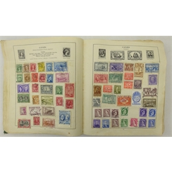  Collection of Great British and World stamps in 'The Strand' stamp album and loose including Queen Victoria and later pre-paid envelopes, GPO stamp booklets, FDCs, Aden, Argentine Republic, Austria, Basutoland, Belgium, British Guiana, Canada, China, Egypt, Gambia, Germany, Gibraltar, Gilbert and Ellice Islands, Hungary, India, Japan, Kenya, Uganda and Tanganyika, Malta, Panama, South Africa, Straits Settlements, United States of America etc  