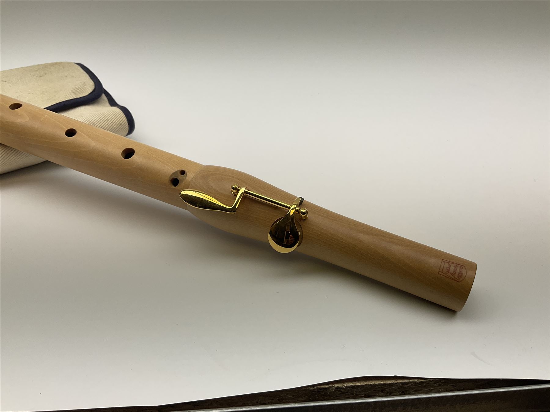 Moeck Flauto Leggero Barock Tenor 242L three-piece maple recorder, in carrying pouch