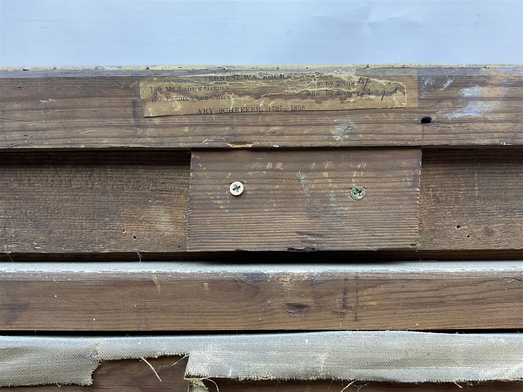 Ernest Charles Walbourn (British 1872-1927): Young Girl outside a Country Cottage, oil on canvas signed 60cm x 90cm